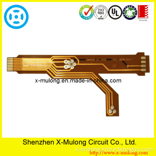 2 Layer Flexible PCB+Fr4 Stiffener, Imm. Ni/Au